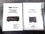 Yaesu FT-2000D Transceiver Operation Manual & SP-2000 Speaker. Fixed Price $35.00.
