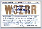 Ham Radio Qsl/qso W3ARR WN4HTD Philadelphia Pa Usa 1955 Eldico TR-75TV Cw. Fixed Price $16.99.