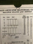 Vintage Balance Jewels For Elgin Watches From Old Watchmaker's Material System. Fixed Price $15.50.