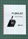 Icom IC-02A/AT Instruc Manual Guide Documentation 48 Pages Usa Made. Fixed Price $18.95.