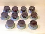 Set Of Ef Johnson Knobs For Viking 1, 2 Transmitters, 11. Fixed Price $64.00.