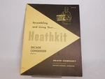 Heathkit DC-1 Decade Condenser Manual (original). Fixed Price $20.00.
