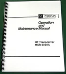 Mackay Msr 8050A Operation & Maintenance Manual: W/ Full Set 11"X17" Schematics. Fixed Price $54.00.