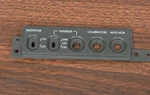 Icom IC-745 Parts Escutcheon: Marker, Calibrator, Monitor, Anti-vox. Fixed Price $25.00.