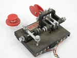 Brown Bros Mach Ctl Vintage Ham Radio Double Straight Paddle Key + Cable (nice). Fixed Price $110.00.