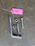 Nos Drawbar Hardware Pins 3PT HH34 Sleeve Hitch Case Ingersoll Lawn Tractor. Fixed Price $14.00.