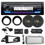 Jvc Radio Receiver, 2X 6.5" Speaker, Amp, Harley 98-13 Handlebar Control, Extras. Fixed Price $493.49.