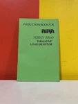 Bird Series 8860 Termaline Load Resistor Instruction Manual. Fixed Price $49.99.