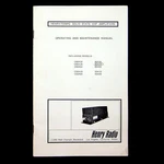 Henry Tempo Solid State Vhf Amplifier Manual For C80A & Series Models. Fixed Price $15.99.