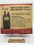 Icom IC-R15 Wideband Handheld Receiver Main Unit Battery Only New. Fixed Price $573.84.