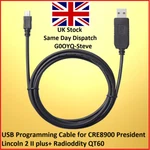 Usb Programming Cable For CRE8900 President Lincoln 2 Ii Plus+ Radioddity QT80. Fixed Price $23.99.