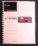 Icom IC-R7000 Instruction Manual Premium Card Stock & Protective Covers!. Fixed Price $23.00.