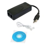 Dual RJ11 Ports Usb 56K External Dial Up Voice Fax Data Modem Windows 10 8 7. Fixed Price $28.21.