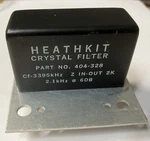 Heathkit Ssb Crystal Filter 404-328 3395 Khz Cf W/bracket HW-101 Series Radios. Fixed Price $25.95.