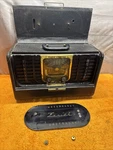 DWN3 #1 Vintage 1949 Zenith Trans-oceanic G-500 Shortwave Radio Tested. Fixed Price $89.95.