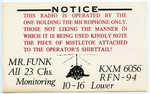 Vintage Ham Radio Qsl Postcard Kxm 6056 RFN-94 Mr. Funk Humor Butt Kissing Nb. Fixed Price $8.99.