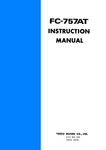 Yaesu FC-757AT Instruction Manual Operating Guide Coil Bound. Fixed Price $16.95.