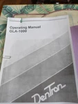 Dentron Operating Manual GLA-1000 Copy. Fixed Price $11.69.
