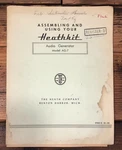 Heathkit AG-7 Audio Generator Assembly Manual *original*. Fixed Price $24.97.