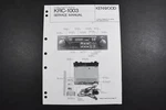 Kenwood KRC-1003 Car Stereo Cassette Receiver Service Manual Genuine Original. Fixed Price $14.36.
