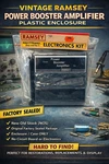 Vintage Ramsey Power Booster Amplifier Enclosure - Factory Sealed New. Fixed Price $45.00.