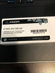 Axion E1MG-SX-OM-AX Axiom Sfp (mini-gbic) Transceiver Module 1000BASE-SX1. Fixed Price $19.00.