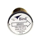 Bird 2500C Plug-in Element To Watts 100-250 Mhz For 43 Wattmeters. Fixed Price $357.00.