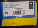 Linear Dt 1-CHANNEL Visor Transmitters 5-PACK, New Box, Bulk Buy. Fixed Price $100.00.