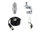 102" Whip Cb Ham Radio Stainless Install Kit - 18FT Coax, Spring, Mount,tie Down. Fixed Price $85.99.