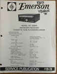 Emerson 5000R Am / Fm Mpx Receiver Cassette Recorder Service Repair Manual. Fixed Price $19.94.