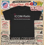 New Tee Icom Ham Radio Communicates Logo Men's T-shirt American. Fixed Price $22.79.