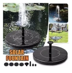 Solar Powered Floating Fountain For Garden Bird Bath W/ 7 Spray Patterns. Fixed Price $7.99.