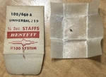 Vintage (1) #100 System 100/668A Universal 219 Balance Staff Nos. Fixed Price $13.99.