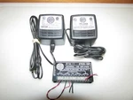 Radio Design Labs STA-1 Stick On Line Amplifier & Ac Adapters Lot Untested As Is. Fixed Price $39.99.