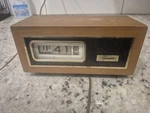 Vtg 1973 Numechron Tymeter Model 577517 Clock W/tigers Maple Wood *works. Fixed Price $48.75.
