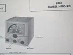 Rme HF10-20 Frequency Converter Photofact. Fixed Price $7.50.