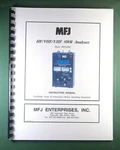 Mfj 269C Swr Analyzer Instruction Manual: W/clear Protective Covers!. Fixed Price $23.00.