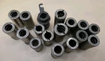 Hammarlund SP-600 Radio Receiver Part Lot Of 17 Metal Tube Shield Covers. Fixed Price $28.99.