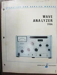 Hp 310A Wave Analyzer Operation & Service Manual 00310-90002. Fixed Price $24.99.
