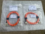 Lot Of 2 Light Wave Multimode Fiber Optic Patch Cable Sc-sc Dx. Fixed Price $8.00.