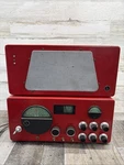 Hallicrafters SX-43 Shortwave Receiver And R-44 Speaker Red Powers On. Fixed Price $699.99.