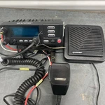 Set Harris Mobile Radio CU23218-0002 With Microphones & Speaker. Fixed Price $150.00.