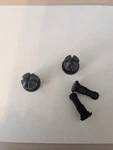 ***new Print Design***kenwood TS-520/R-599/T-599 Cover Push Pins&yaesu FT-301. Fixed Price $9.95.