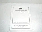 80/40/20 Meter Rotatable Dipole Model MFJ-1785 Instruction Manual Ham Radio. Fixed Price $15.00.
