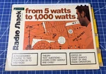 Radioshack Cat. No. 62-2056 From Watts To 1,000 Ham Course Book. Fixed Price $17.99.