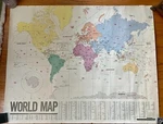 1989 Kenwood Ham Radio Map W/ Dxcc Lookup Table 24X36" Amateur Prefixes. Fixed Price $24.99.