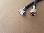 Us Made RG-214/U MIL-C-17 Male To Right Angle Coax Cable Cb, Ham, Lot. Fixed Price $460.00.