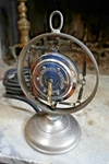 Antique Shure Bros. Carbon Microphone Model 22B #1025 W/stand & Cable. Fixed Price $350.00.