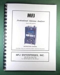 Mfj 269CPRO Antenna Analyzer Instruction Manual: W/clear Protective Covers!. Fixed Price $23.00.