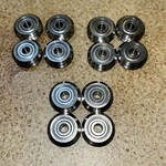 12-QTY RM1-2ZZ 3/16" Bore V-groove Shielded Bearings For Cnc Linear Axis Mill 3D. Fixed Price $77.00.